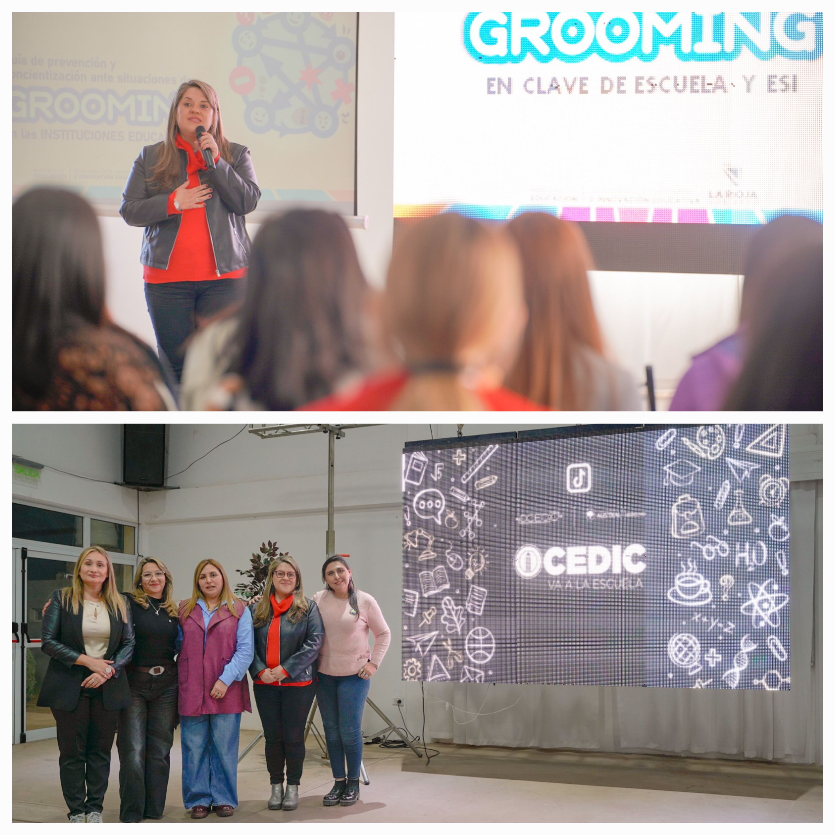 Capacitan a docentes y familias en toda la Provincia para prevenir el grooming.