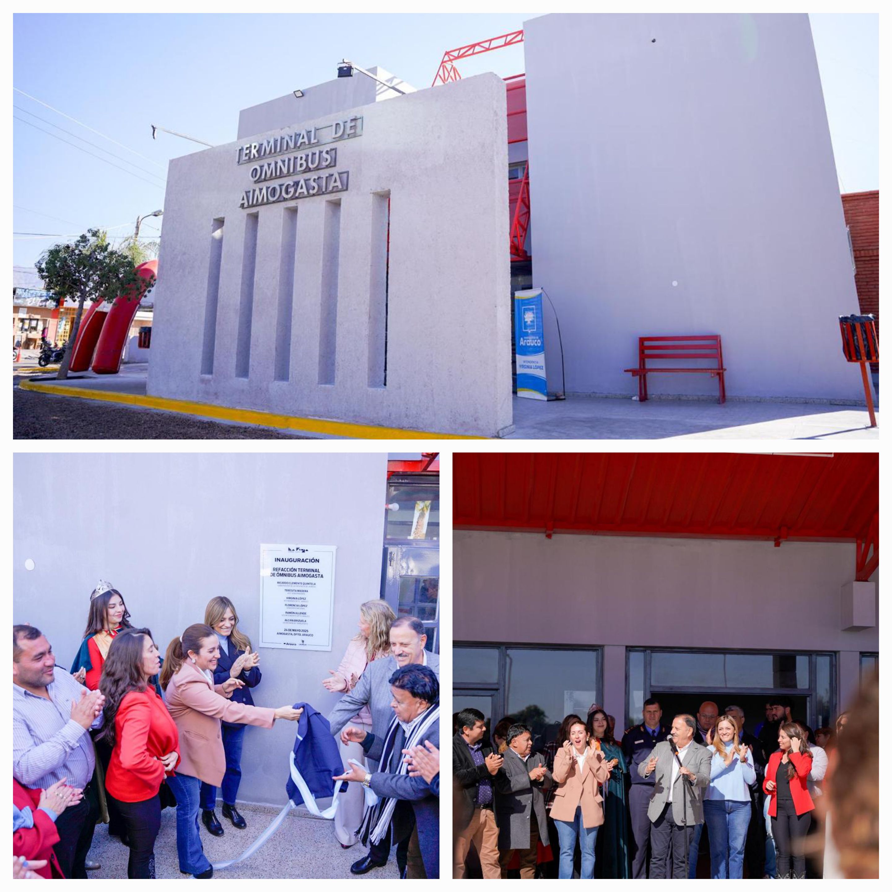 Se inauguró la nueva terminal de Aimogasta, una obra clave que refuerza la conectividad del Norte provincial