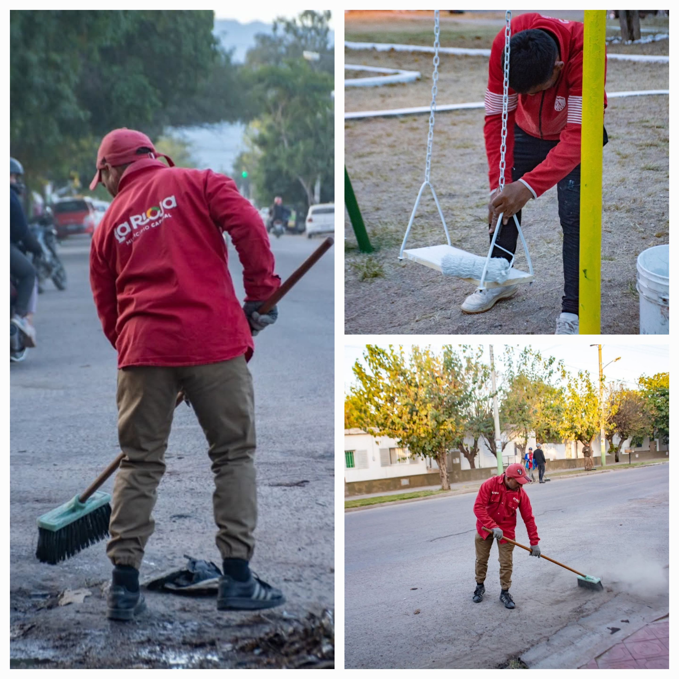 El Municipio Capital optimiza la circulación y limpieza en la Avenida Angelelli.