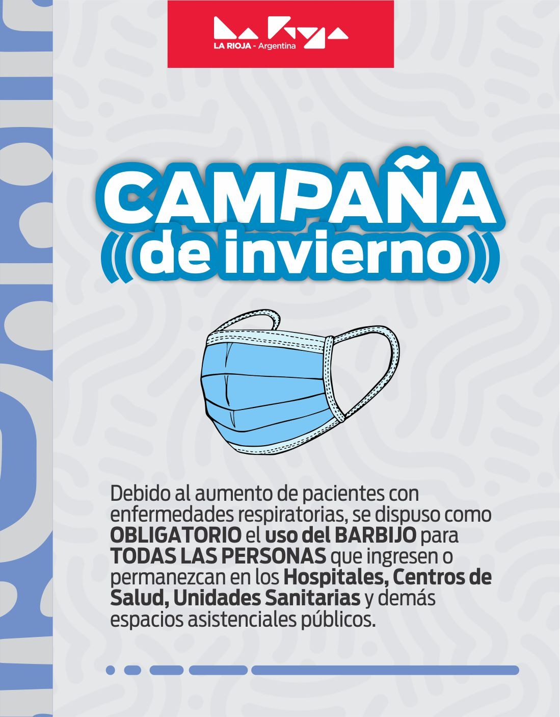 Salud establece el uso obligatorio de barbijo en hospitales y centros de salud debido al avance de infecciones respiratorias
