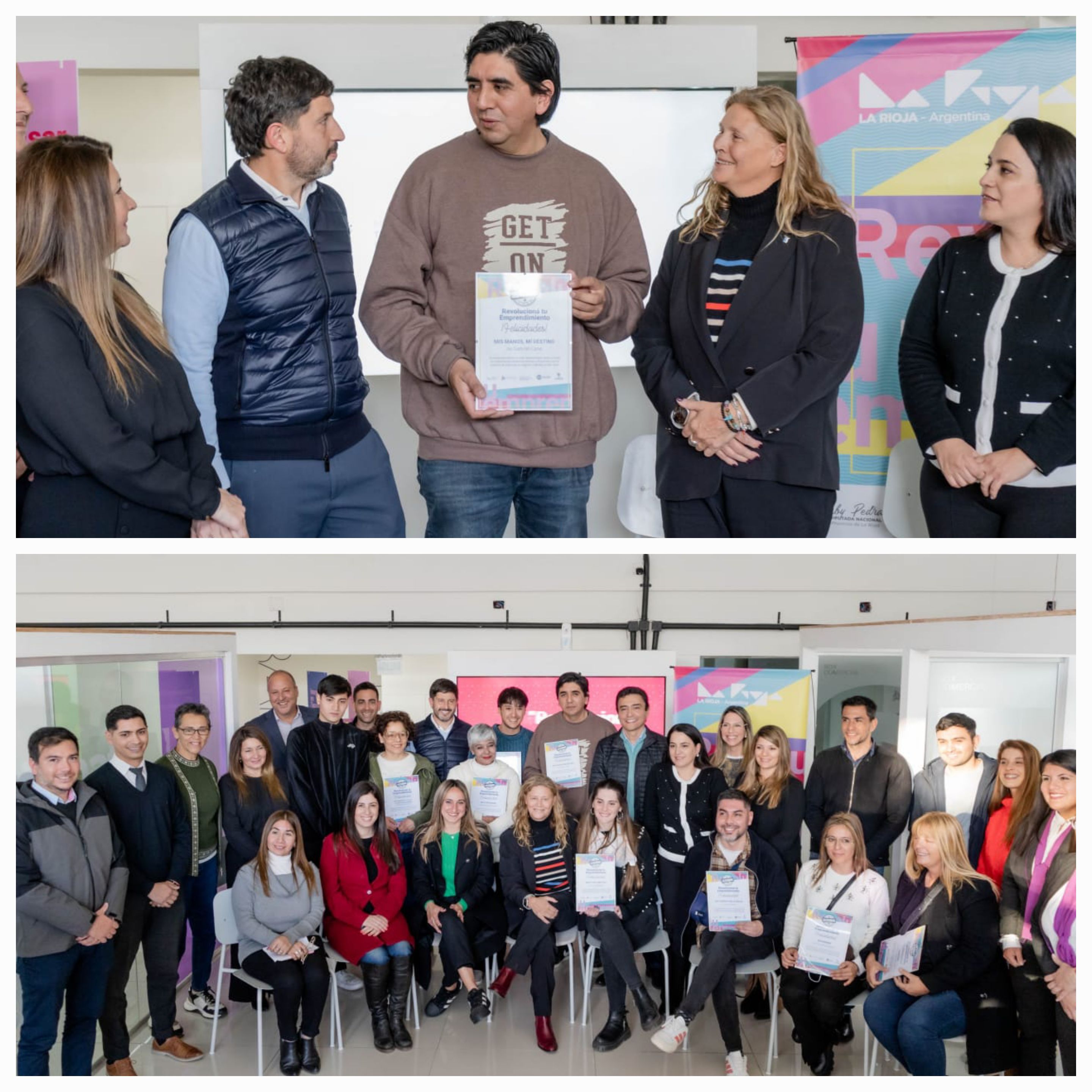 El Gobierno concretó la primera entrega de créditos del programa “Revolucioná  tu Emprendimiento”.