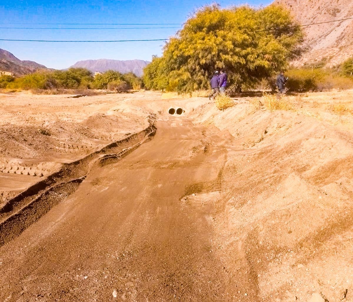 La Provincia encauza el río Los Nacimientos para asegurar el riego estival en Sanagasta