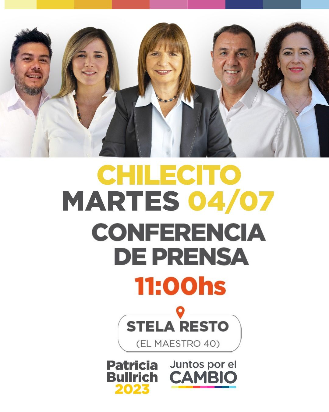 Juntos por el Cambio se presenta en Chilecito.