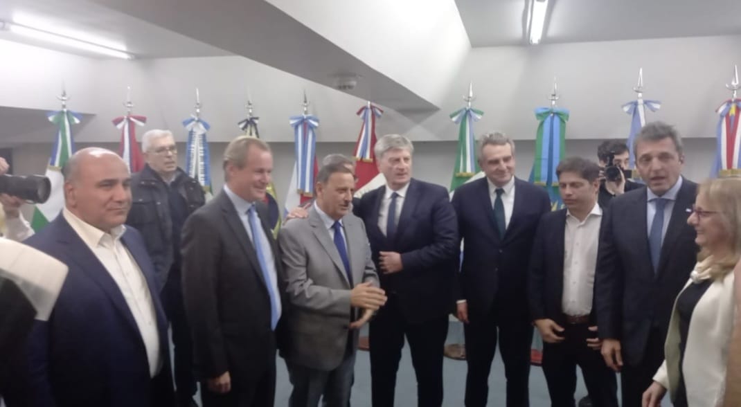 Ricardo Quintela tras el encuentro con Massa: ”Todos los gobernadores opinamos en la reunión, estamos en la misma sintonía”