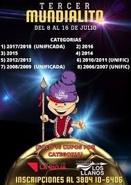 Se viene el 3° Mundialito de Fútbol infantil