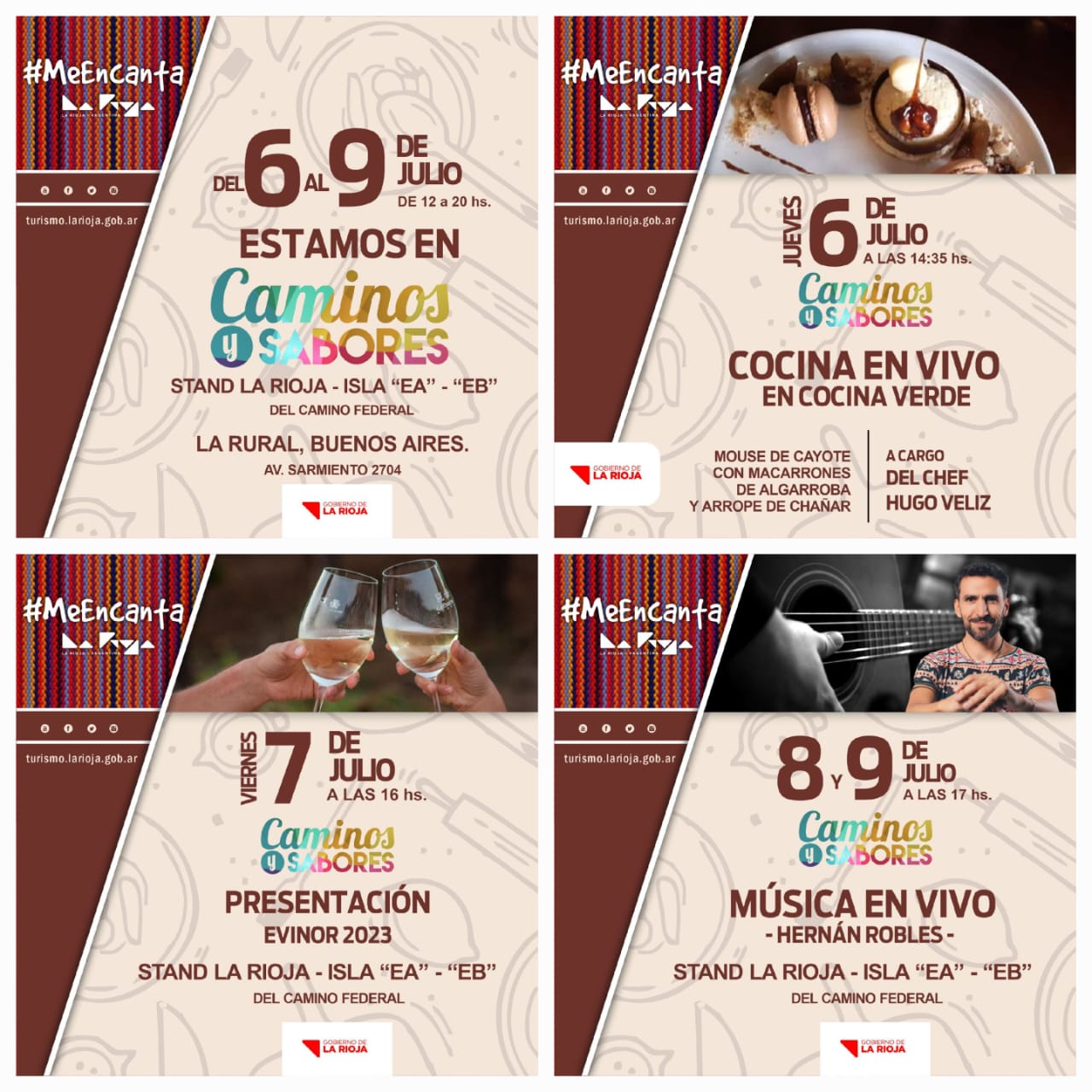 La gastronomía riojana llega a “Caminos y Sabores” en la Rural de Palermo