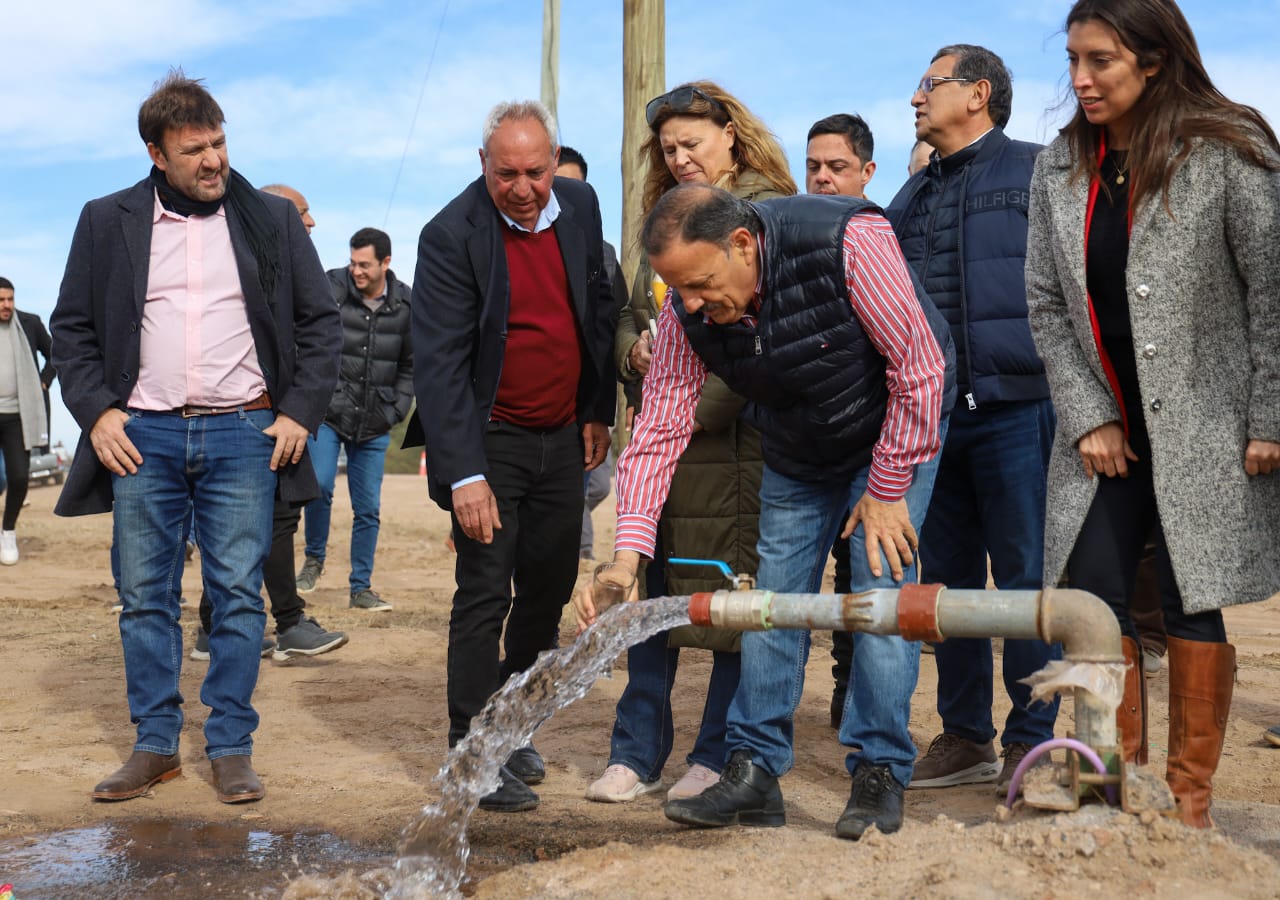Nueva perforación . Las familias de Catuna contarán con un mejor servicio de agua potable