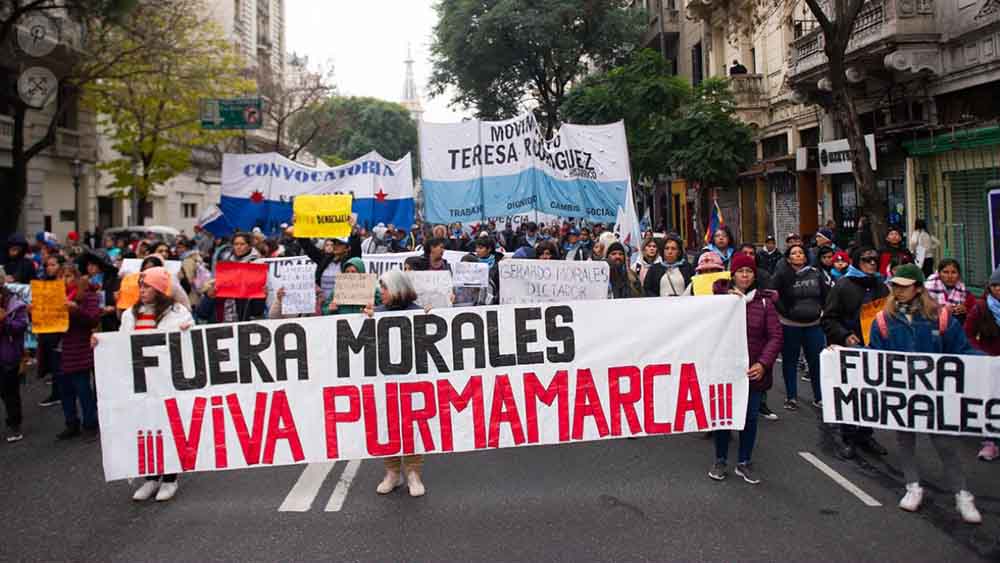 LA CTA de los y las Trabajadoras de La Rioja y organizaciones de la Economía Popular REPUDIA la presencia del candidato de Juntos x el Cambio y Gobernador de Jujuy, Gerardo Morales.