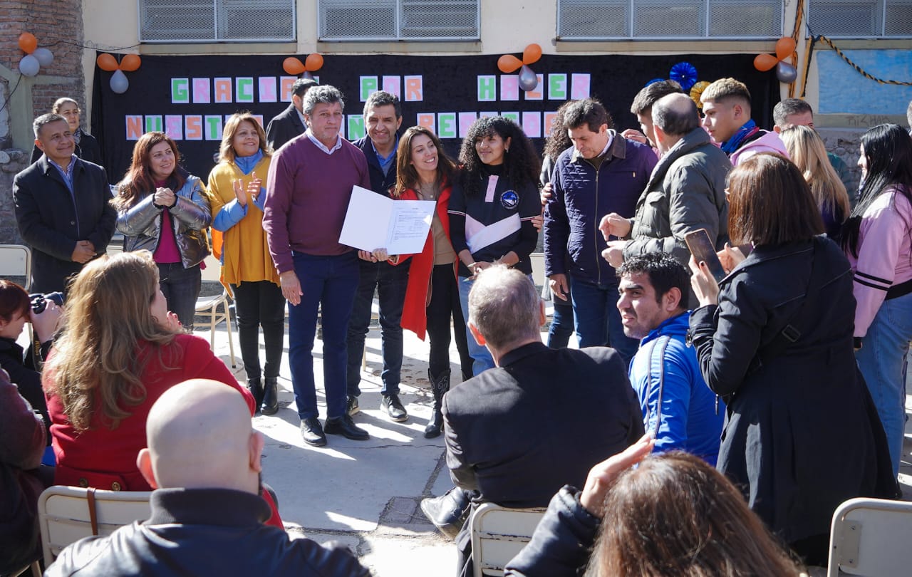 La Escuela de Operadores Topógrafos recibió la donación de un terreno que le permitirá ampliar sus instalaciones