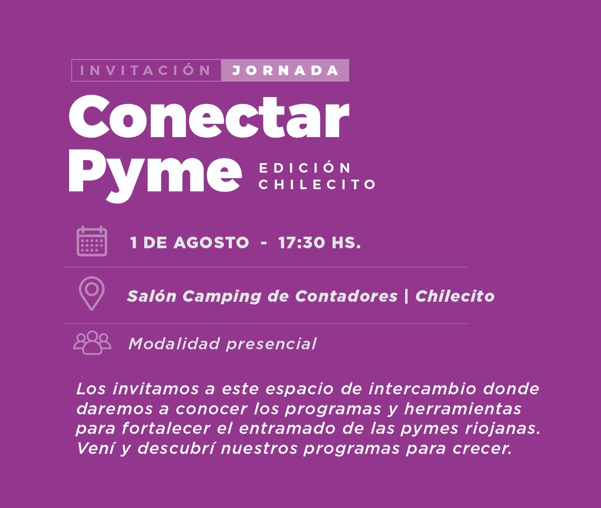 Mañana se realizara en Chilecito el encuentro 