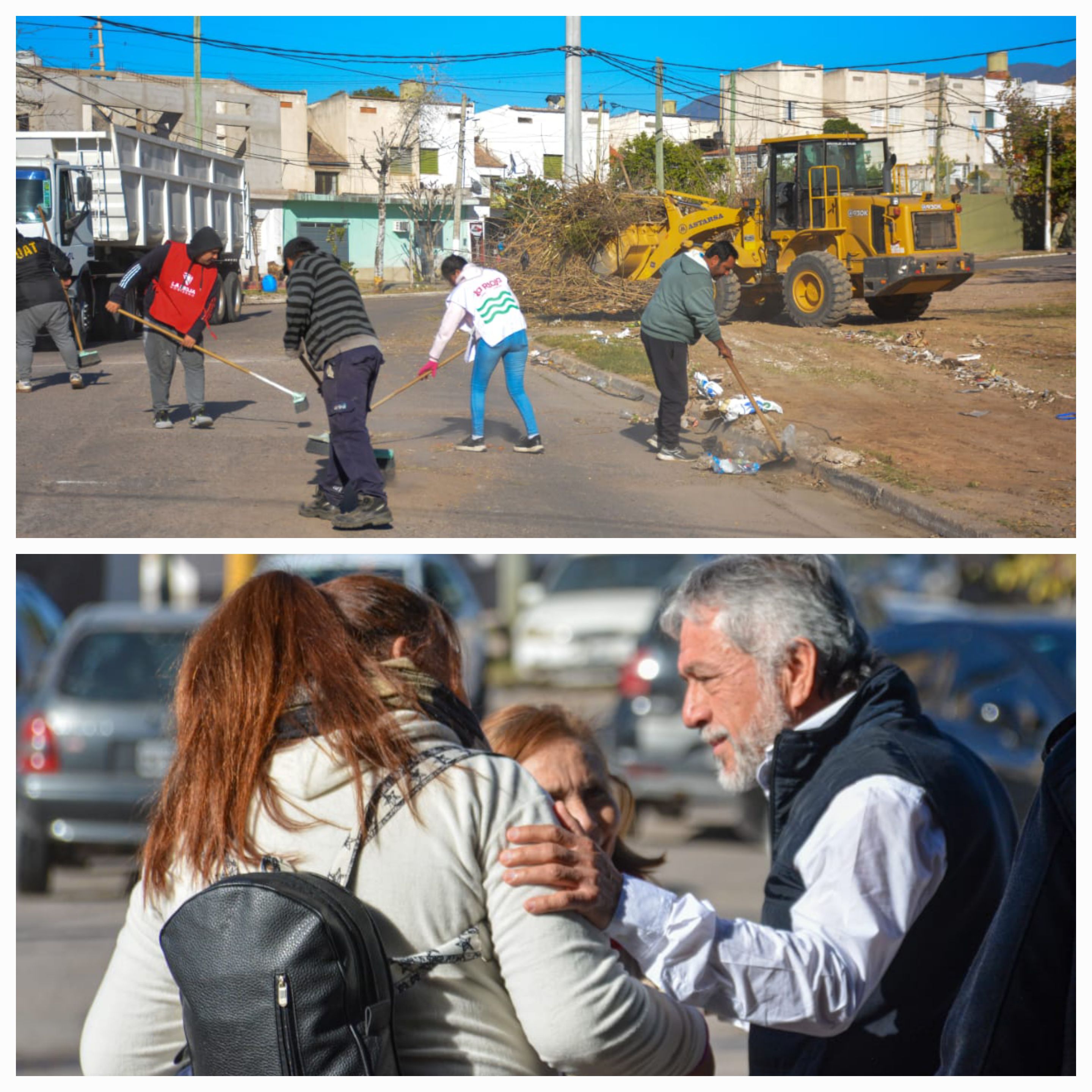 Municipio erradicó microbasurales y pone en valor la Av. Rivadavia, en B° Alta Rioja.