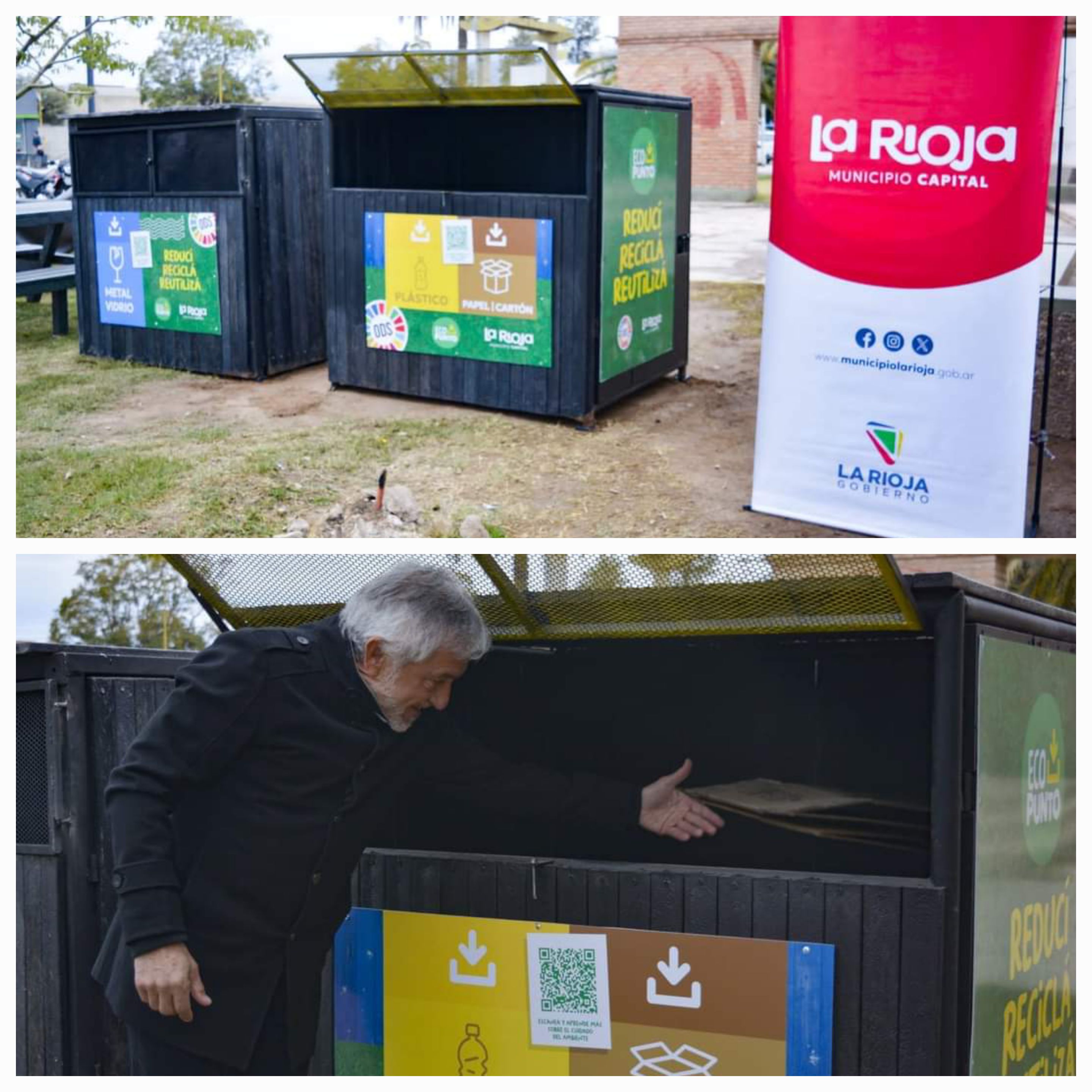 El intendente Armando Molina puso en funcionamiento un nuevo Eco-Punto en el CEPAR Sur.