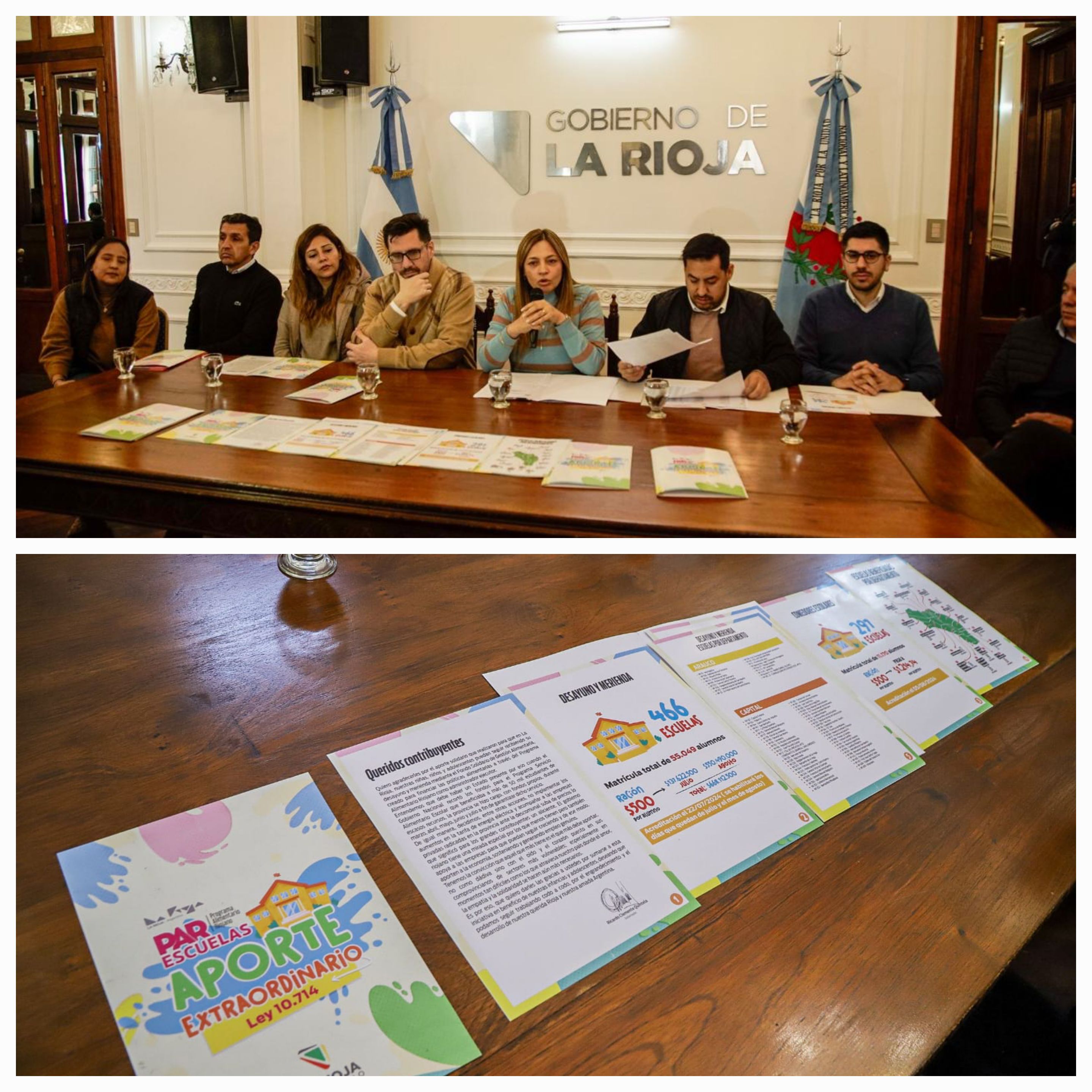 A través del Fondo Solidario para la Gestión Alimentaria, la provincia apoya la alimentación de más de 55 mil alumnos.