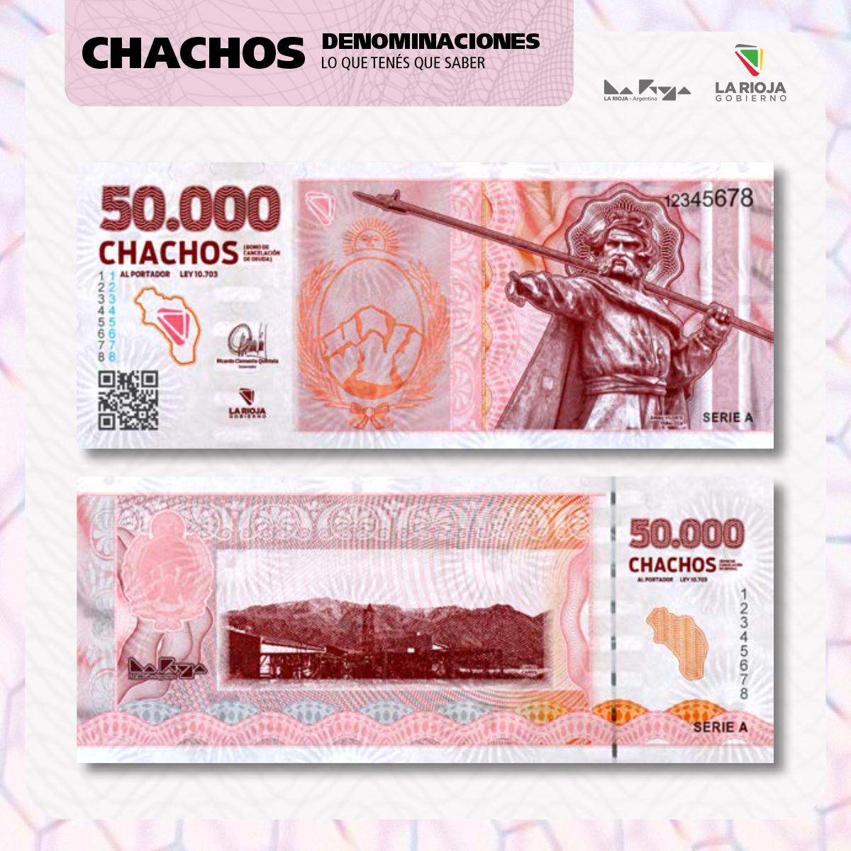 Los BOCADE tienen paridad 1 a 1 con el peso argentino. Los Chachos ya se reciben en más de 800 comercios de toda la provincia.