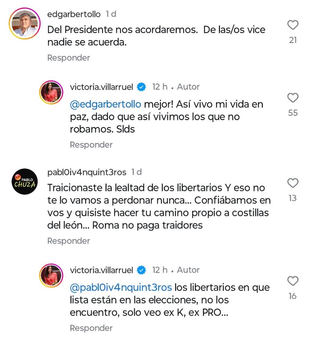Se desmorona La Libertad Avanza. Traición, robos y falta de adultez: Villarruel volvió a encender la interna contra Milei 