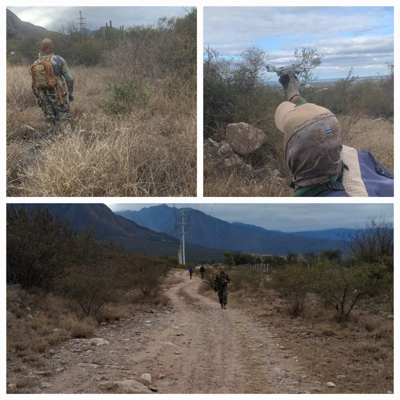 Intensa búsqueda de un hombre desaparecido en la zona del cerro El Morro.