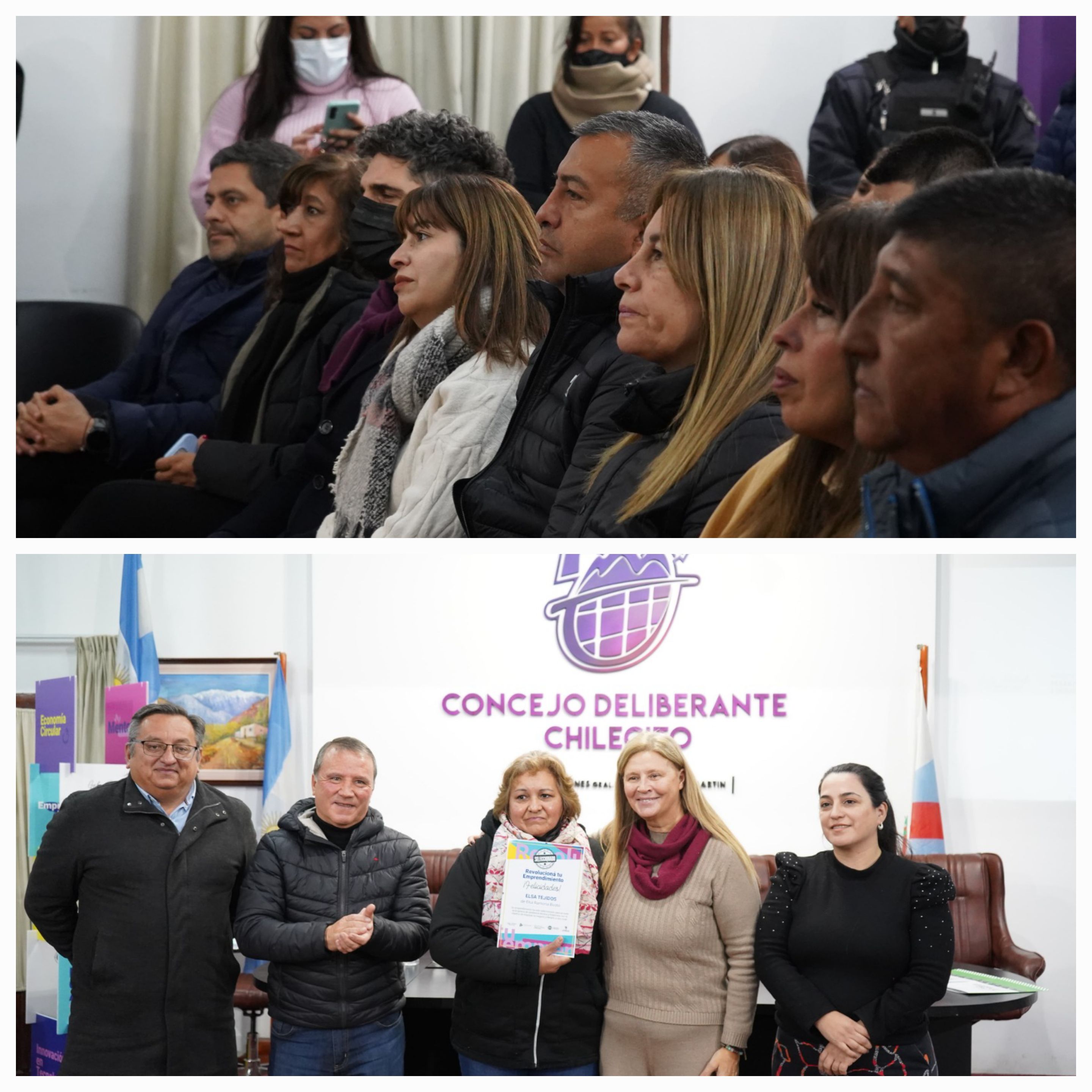 Gabriela Pedrali acompañó la entrega de los créditos “Revoluciona tu Emprendimiento” en Chilecito. 