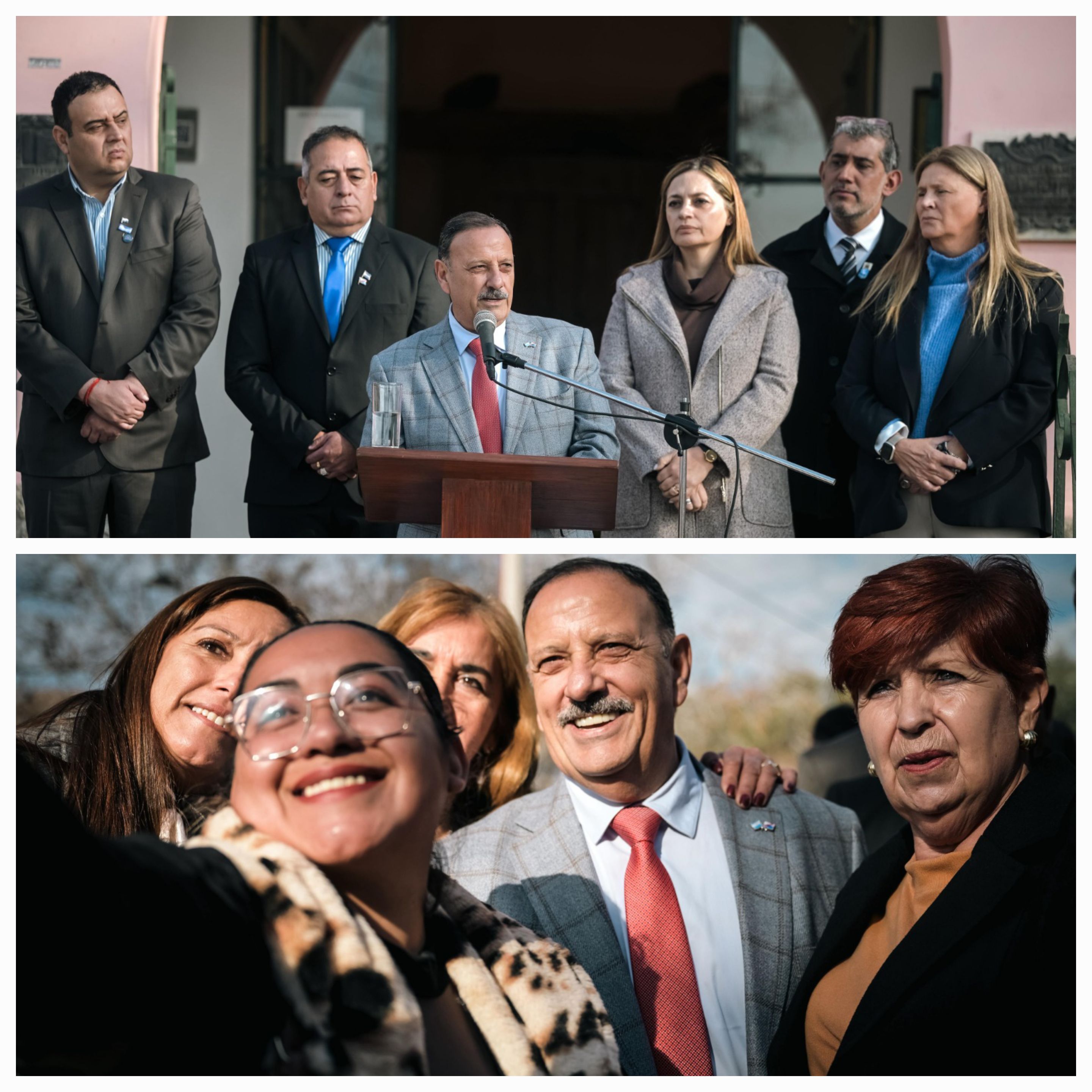 Quintela encabezó en Chuquis los actos oficiales por el 9 de Julio.