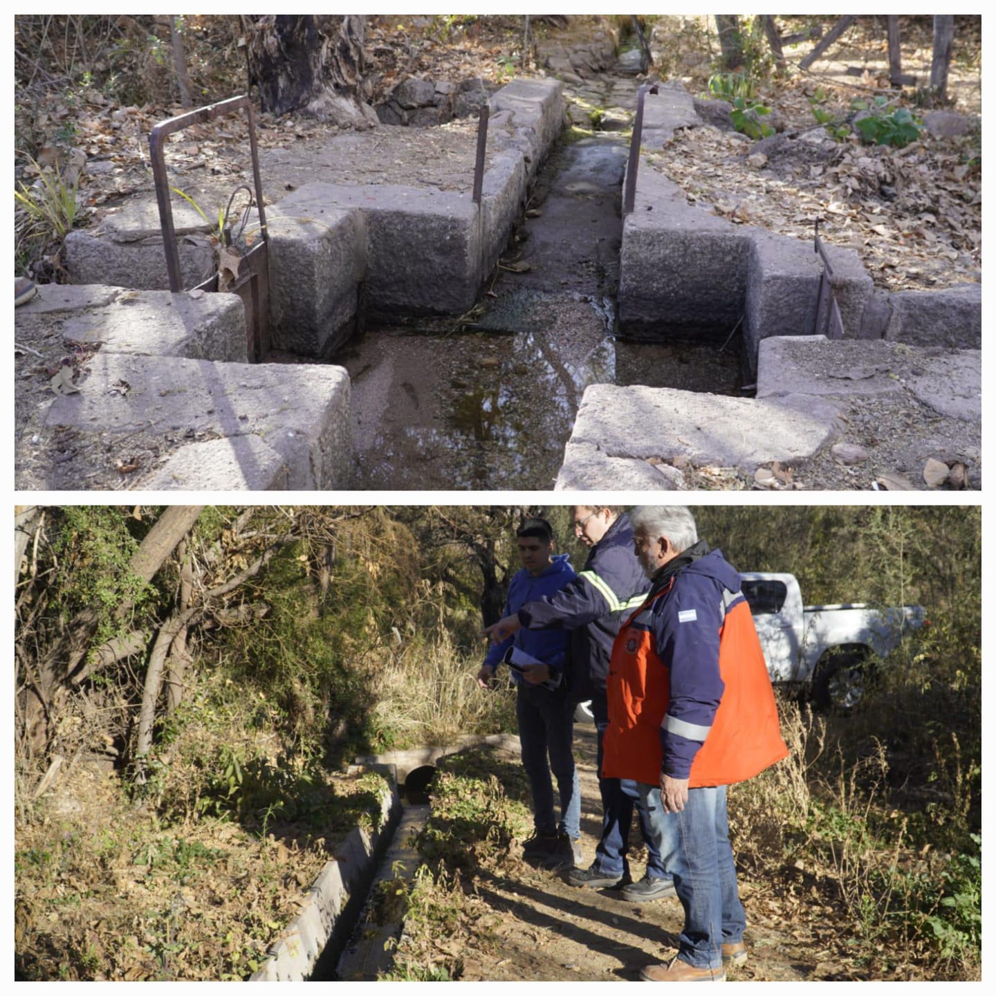 El Gobierno inicia obra clave para restaurar el sistema de riego en Pinchas.