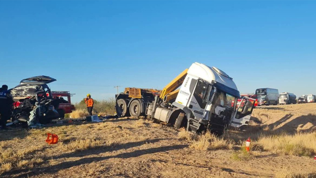 Domingo trágico. Siniestro vial cerca de El Cebollar deja cuatro personas fallecidas