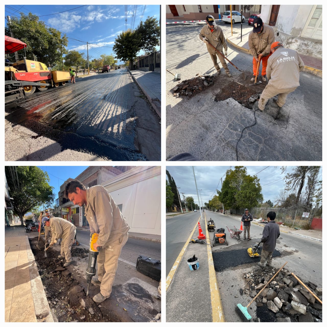 Se intervinieron más de 600 baches en toda la Capital.