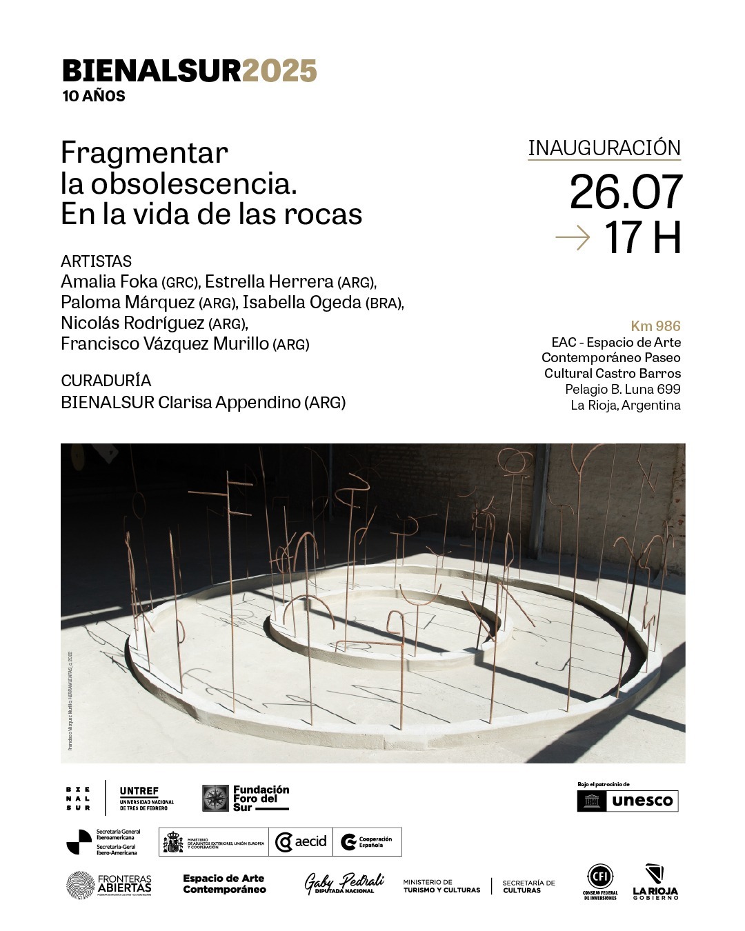 Por primera vez, La Rioja es sede de BIENALSUR 