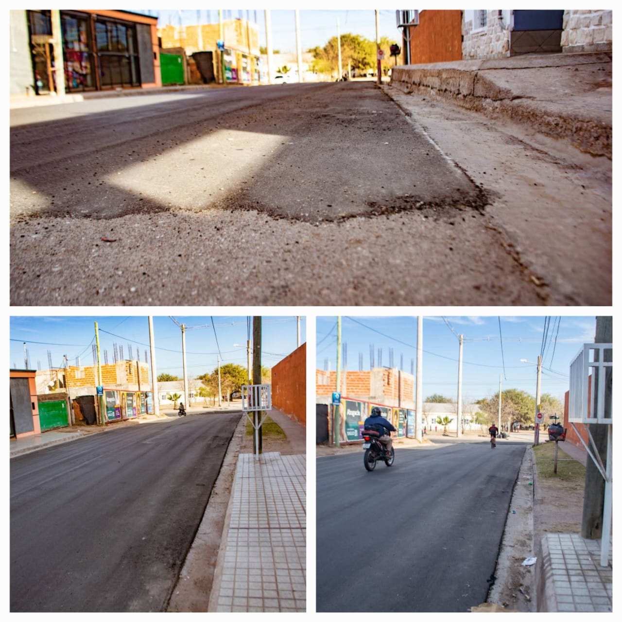 El Municipio de la Capital realizó bacheo extendido en calle Ecuador. 