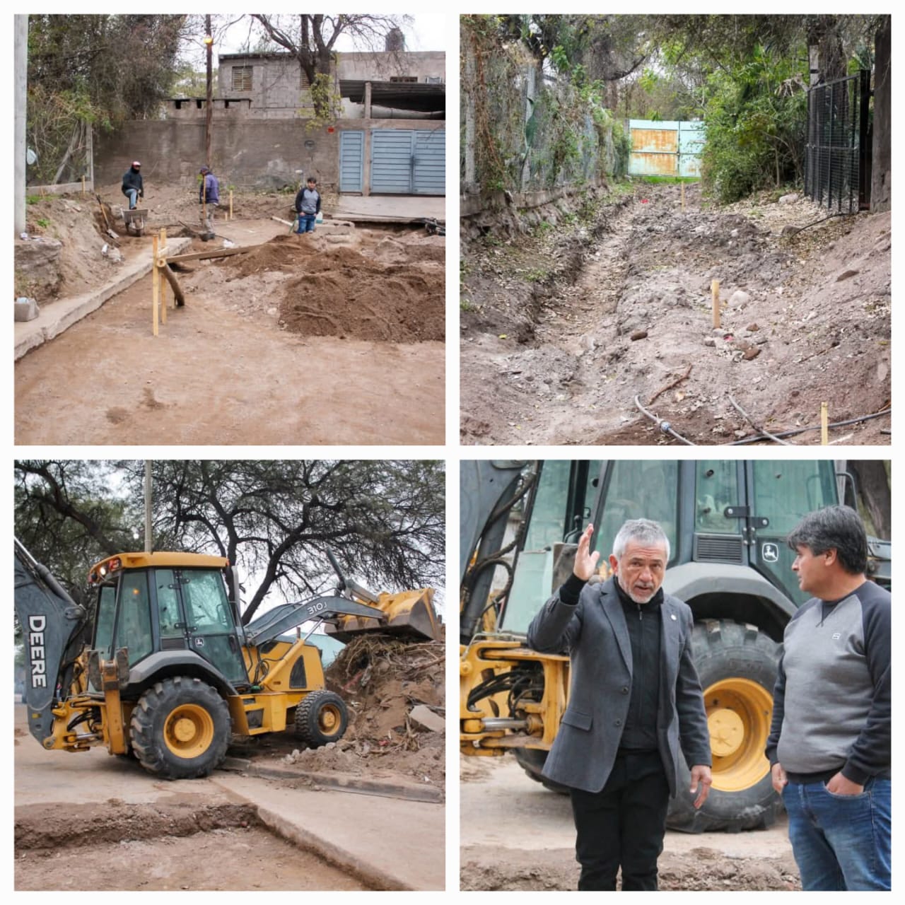 El Municipio de la Capital realiza una obra clave para mejorar la transitabilidad en la zona Oeste.