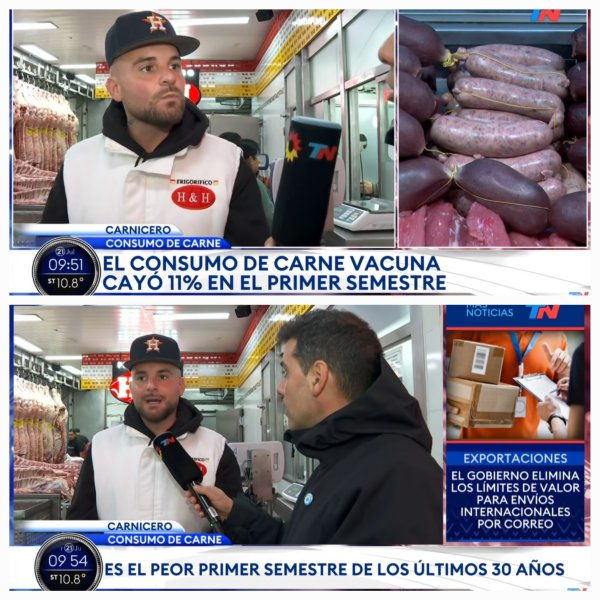 Milei lo hizo. En el pais de la carne su consumo es cada vez mas inaccesible 