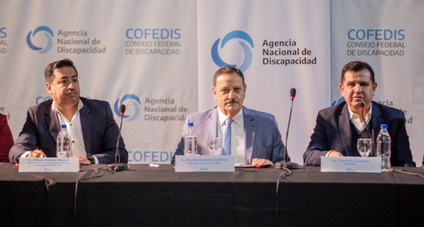 El gobernador Quintela participó de la 91° Asamblea del Consejo Federal de Discapacidad
