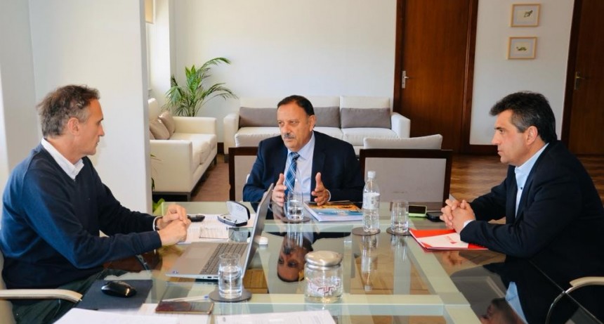 Quintela gestiona ante el ministro Katopodis nuevas obras queridas para toda la provincia 