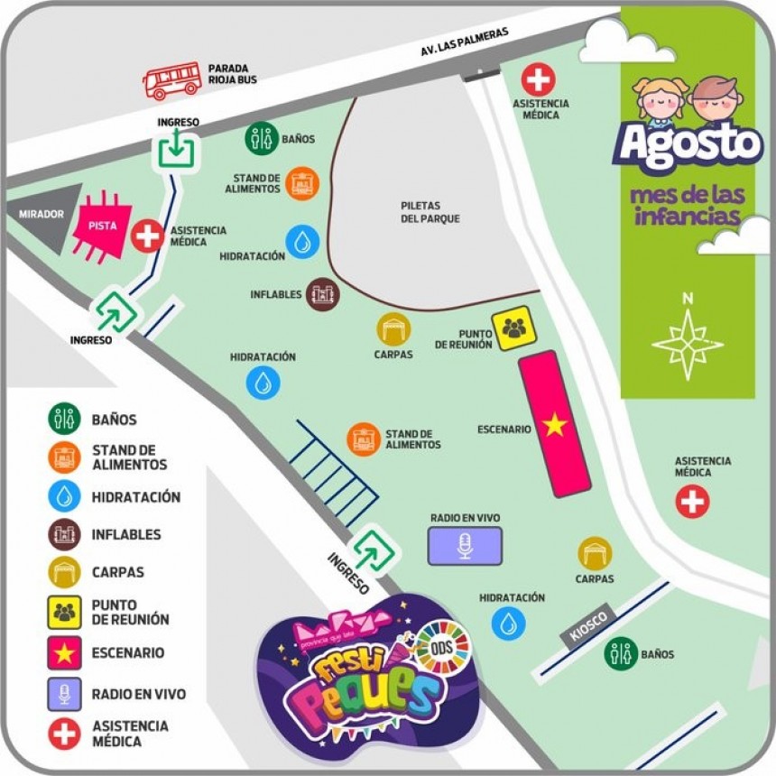 Así van a estar distribuidos los espacios en Festipeques 
