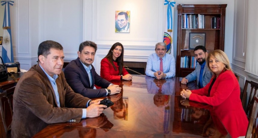 Florencia Lopez fue recibida por el Ministro de Seguridad de la Nacion Anibal Fernandez