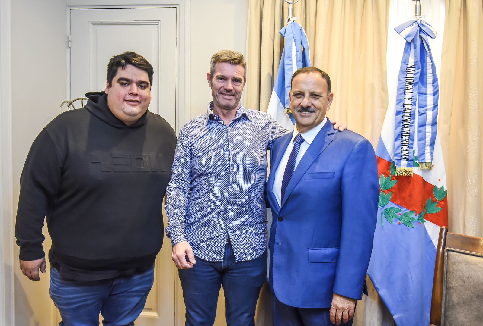 El Gobernador Quintela recibió a referentes de la Copa Argentina y confirmaron el arribo de Boca Juniors a la Provincia