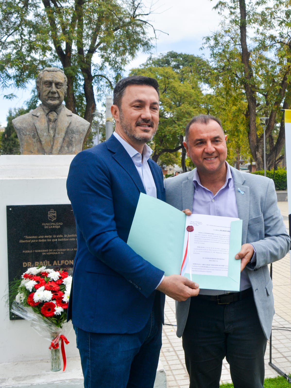 Luis PetriI, visitante ilustre de la Capital.