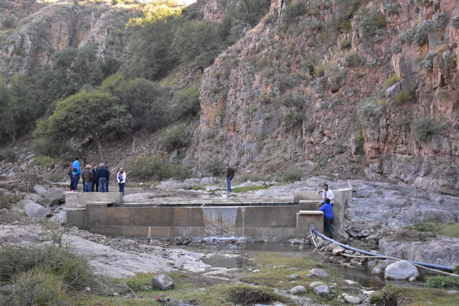 Importante avance de la construcción de reservorio en Totoral de la Sierra permitirá optimizar el aprovechamiento del agua en Chepes