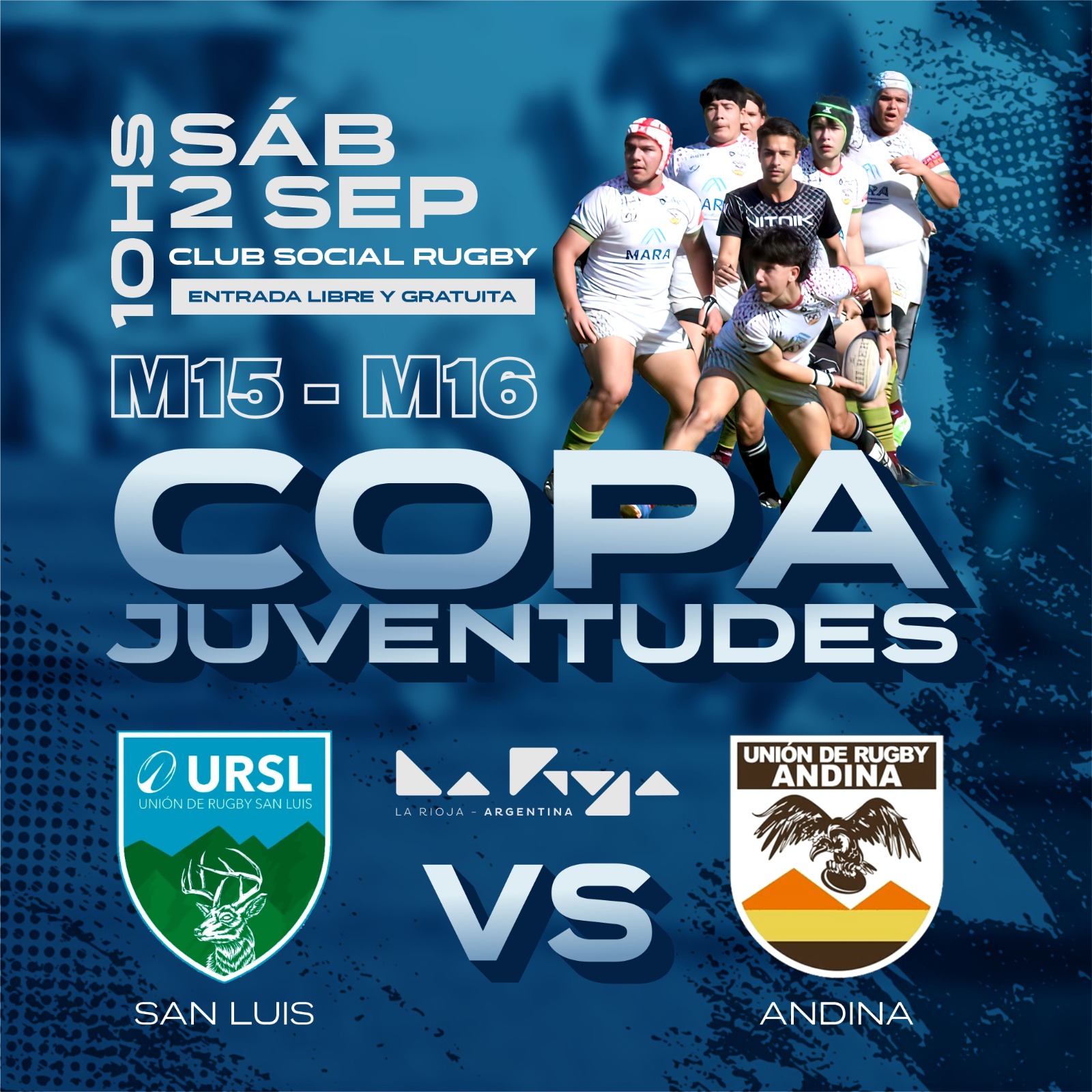 Se disputa en La Rioja la “Copa Juventudes 2023” de rugby 
