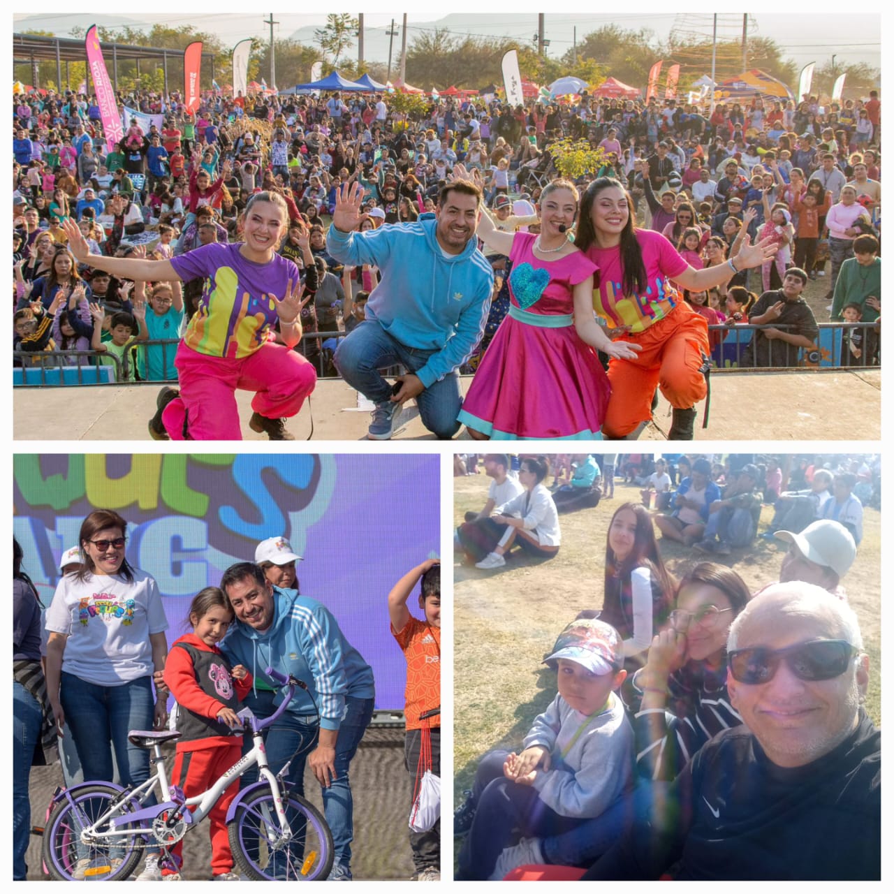 El Festipeques y sus diversas propuestas colmaron de alegría de niñas y niños el Parque Norte. 