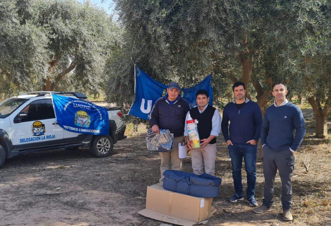 La Seccional 395 UATRE La Rioja continua con la entrega de Kits de Ajuar. 