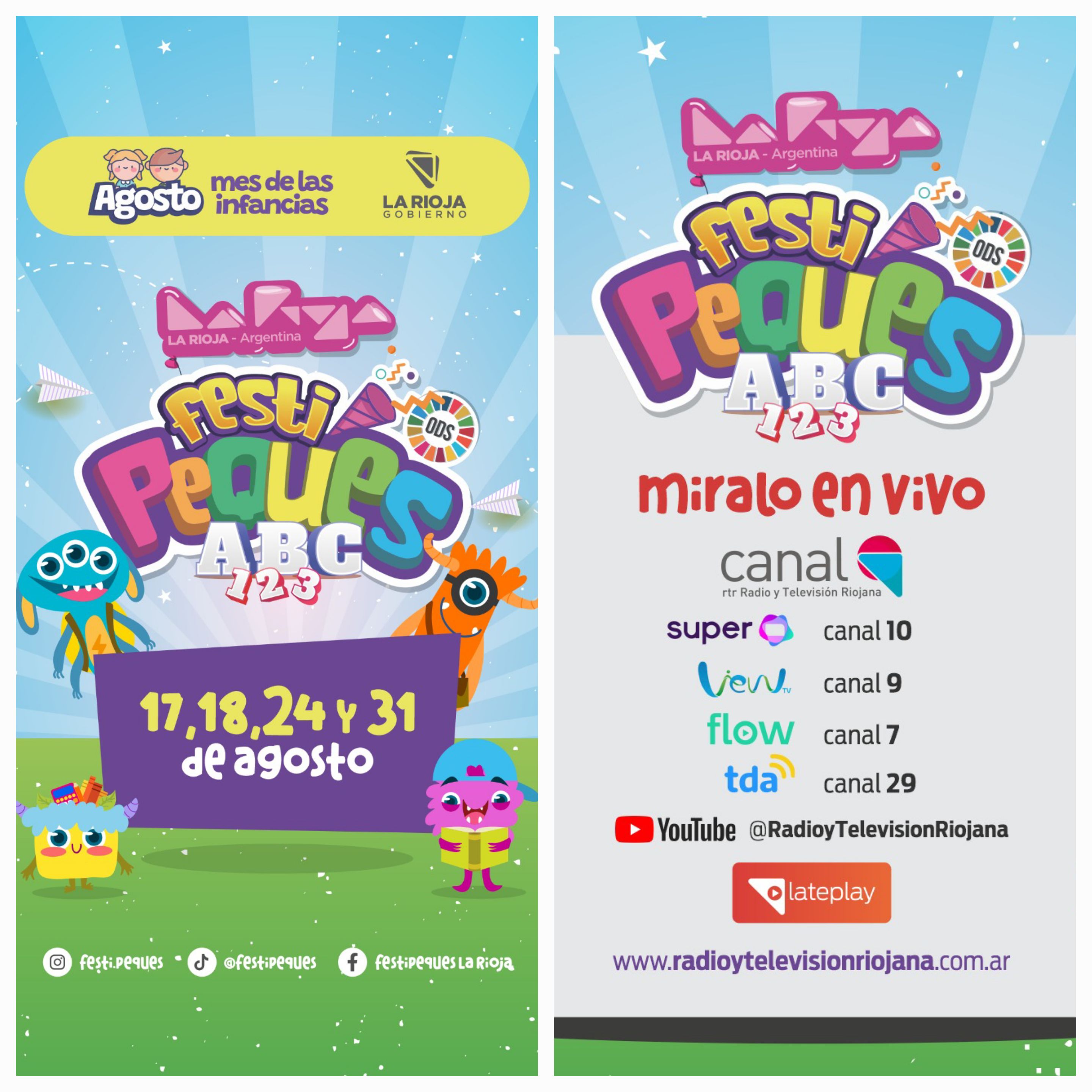 Los medios públicos participan en los festejos de “Festipeques” con una programación para las infancias.