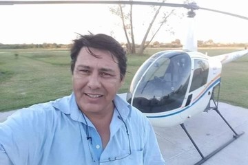 Encontraron sin vida al piloto Rolando Rasmussen.