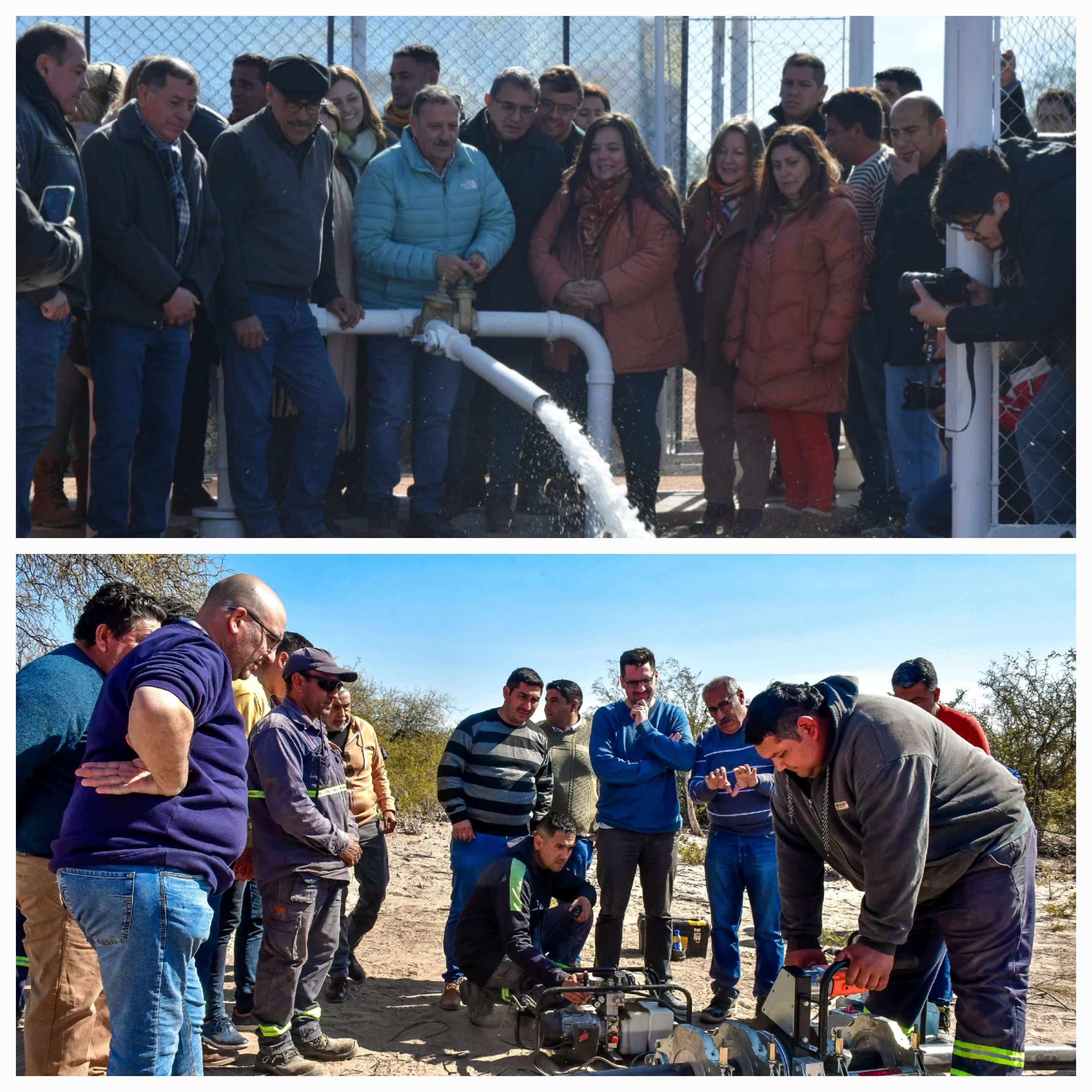 En los Llanos el Gobierno provincial lleva adelante un plan de obras para afrontar la emergencia hídrica.