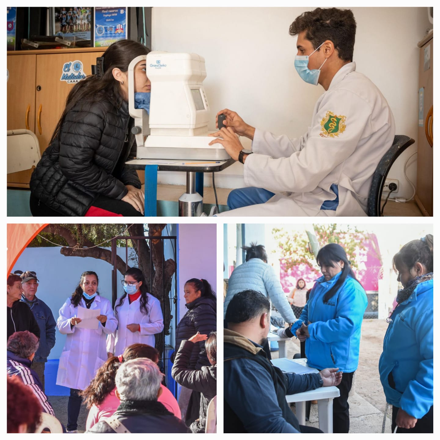 Salud y alimentos accesibles: gran convocatoria en el operativo sanitario y Mercado Popular Móvil