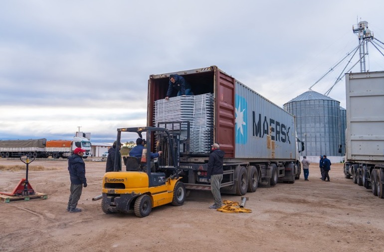 Cerdo de los Llanos avanza en una nueva obra que le permitirá incrementar su producción.