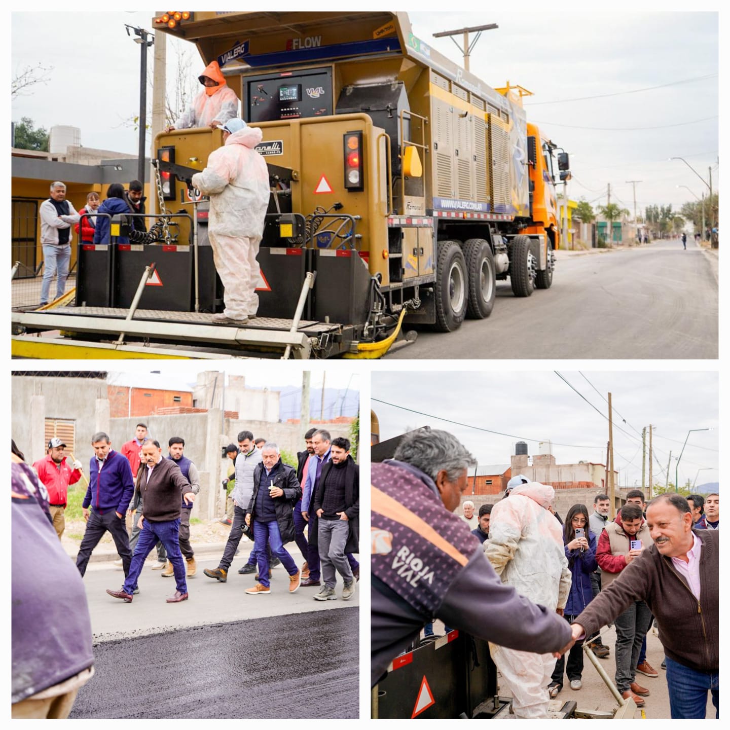 Provincia y Municipio incorporan nueva tecnología de pavimentación para recuperar la transitabilidad en los barrios capitalinos