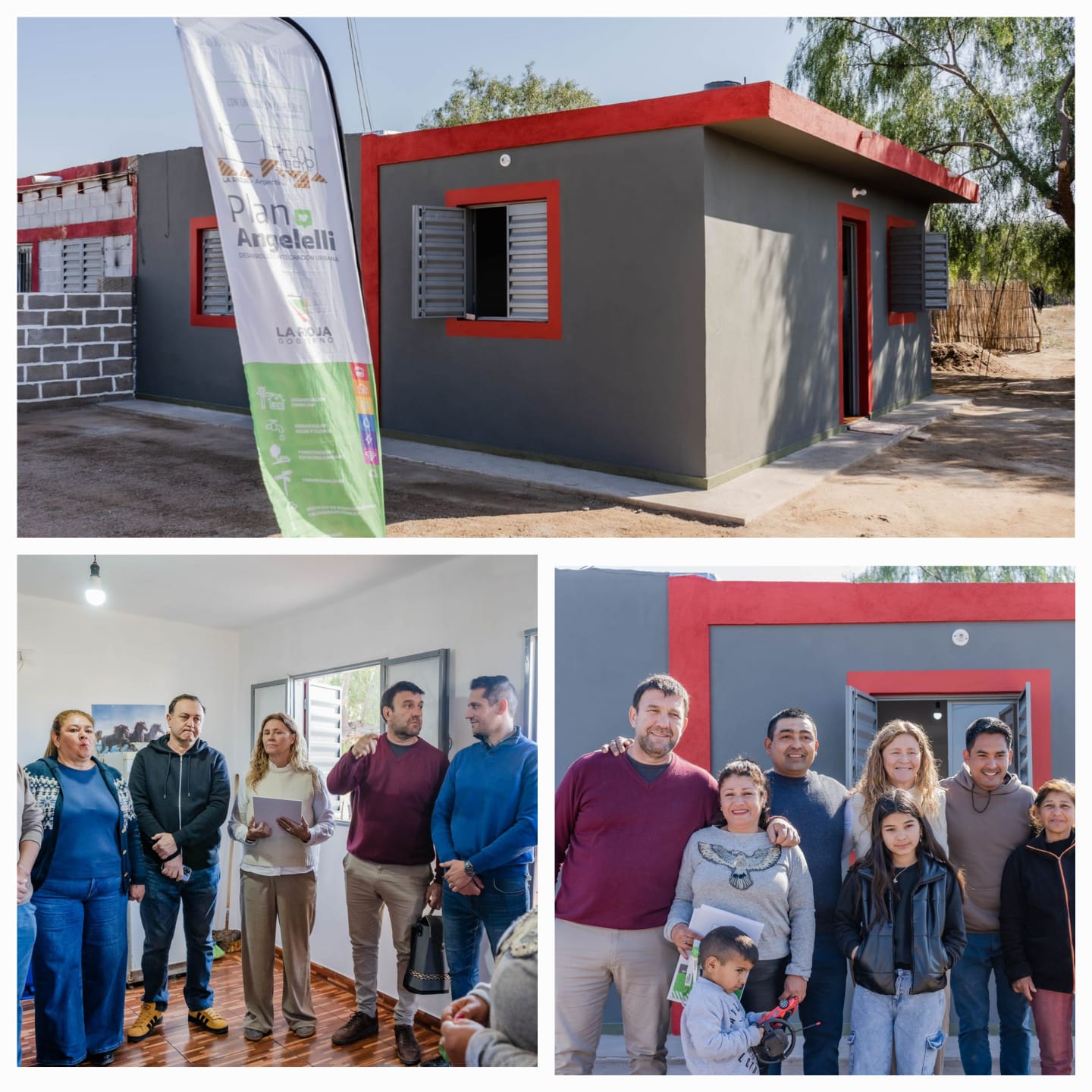 Pedrali entregó una nueva vivienda en Catuna. El Plan Angelelli avanza en Gral. Ocampo revirtiendo desigualdade.