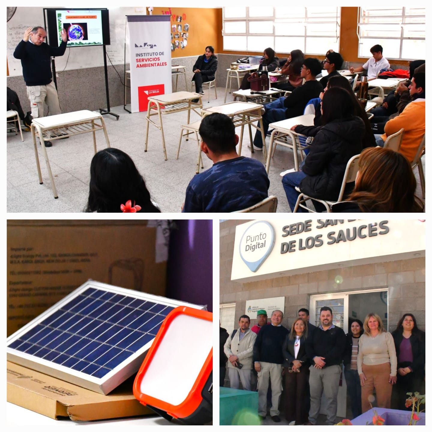 El Instituto de Servicios Ambientales brindó capacitaciones a la comunidad en San Blas de los Sauces 