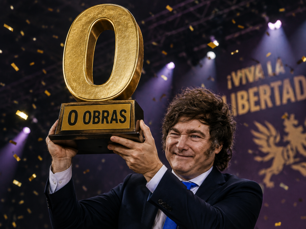 Como jam&aacute;s antes: Milei es el &uacute;nico Presidente que en 32 meses de gesti&oacute;n no inaugur&oacute; ni una sola obra.
