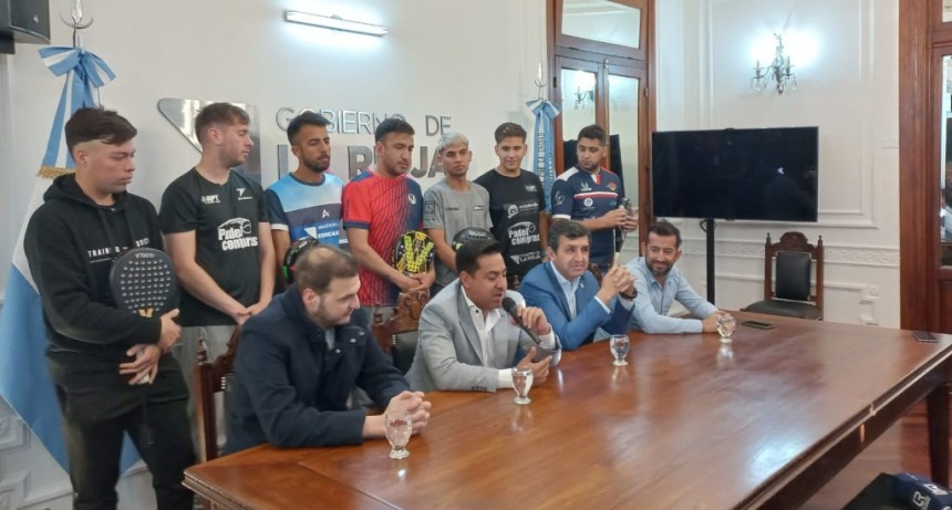 Este lunes se realizó el lanzamiento del Torneo Pádel Open