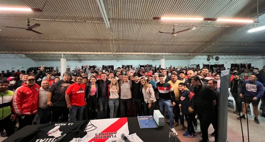 Multitudinaria convocatoria de la Filial La Rioja de River Plate